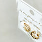 Do Everything in Love Diamond Gold Hoops