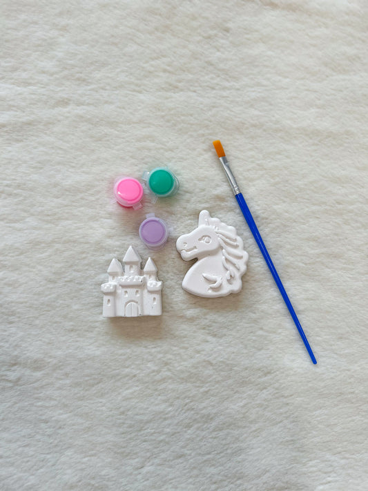 Unicorn Castle Paint Your Own Plaster Set