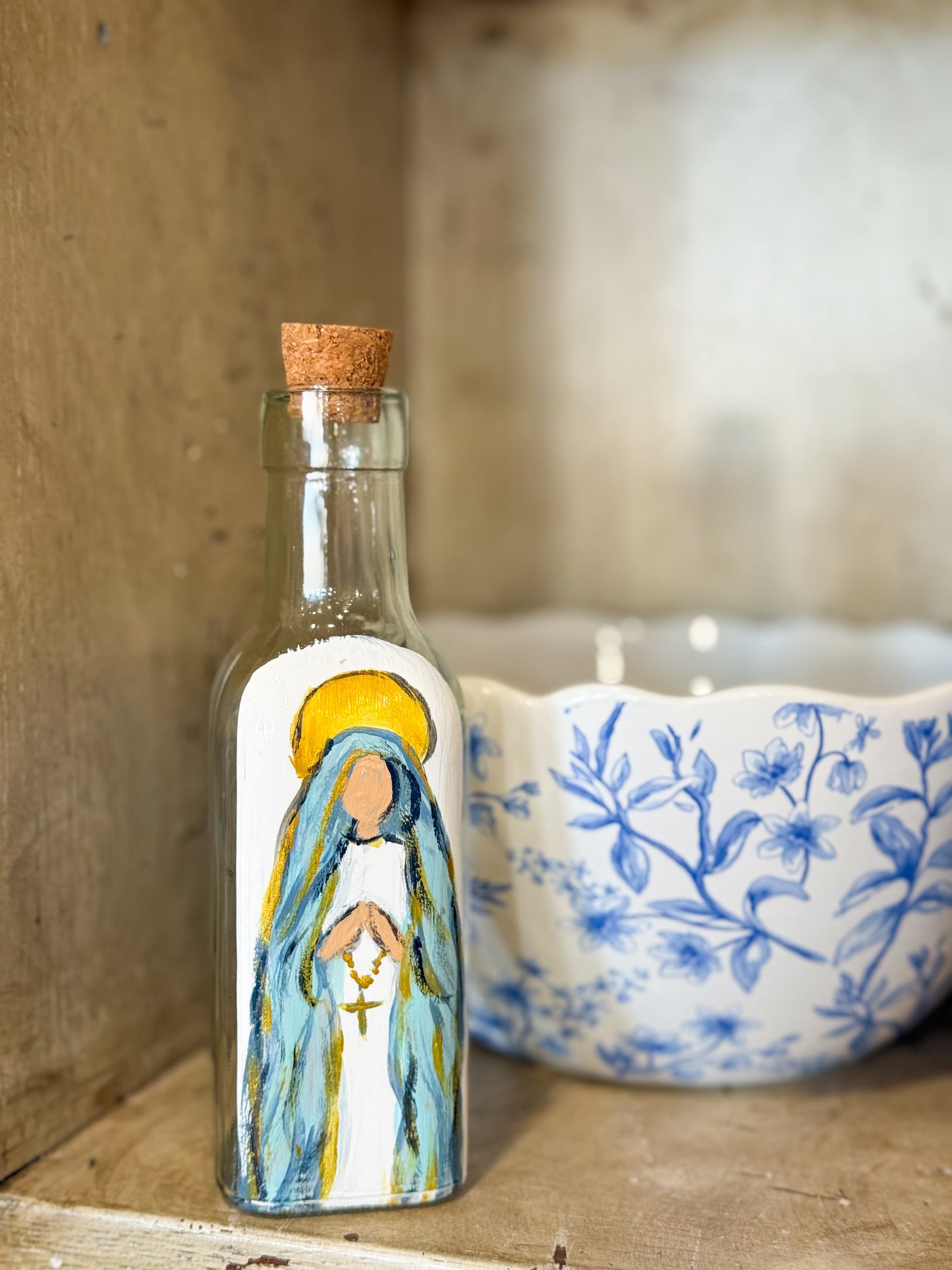 Our Lady of Hope Holy Water Container
