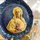 Navy Sacred Heart Plaque