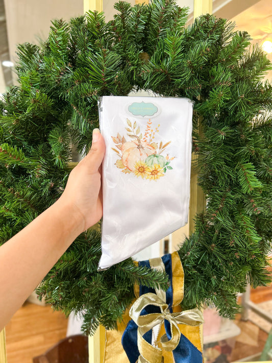 Sunflower Pumpkin Wreath Sash