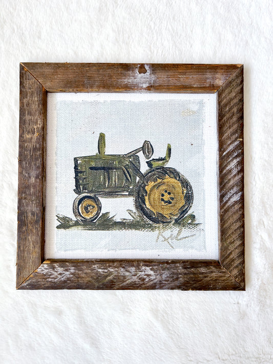 Tractor 12x12 Framed Art