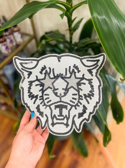 Patch- Bearcat/Bobcat With Sliver Stars