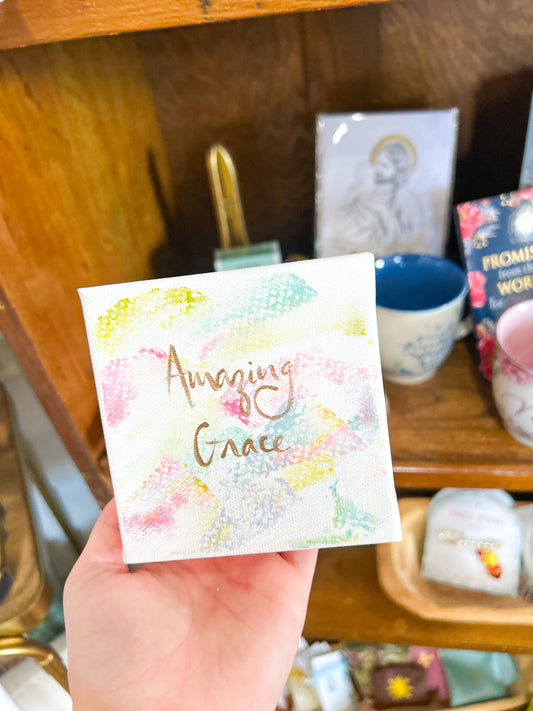 4x4 Amazing Grace Multi Colored Background