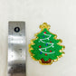 Patch-Small Christmas Tree with Gold Outline