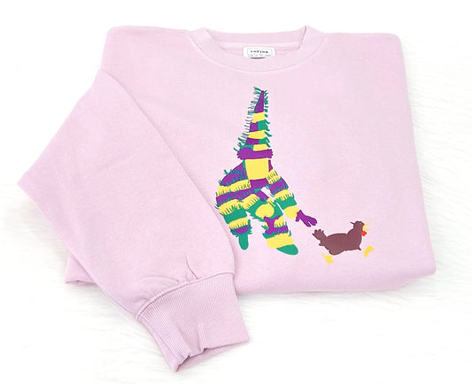 Sample- Mardi Gras Chicken Chaser Sweatshirt