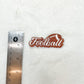 Patch- Mini Brown Football