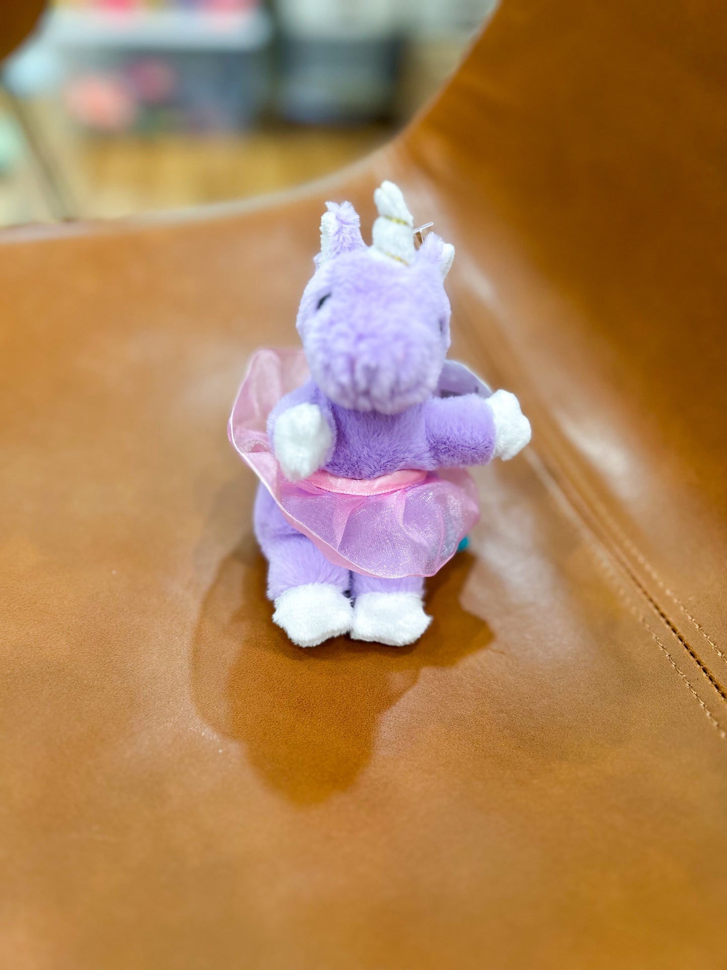 Purple Little Living Nature Play Unicorn Tutu Animal Plush