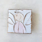 3x3 Mini Baby Angel Wooden Block