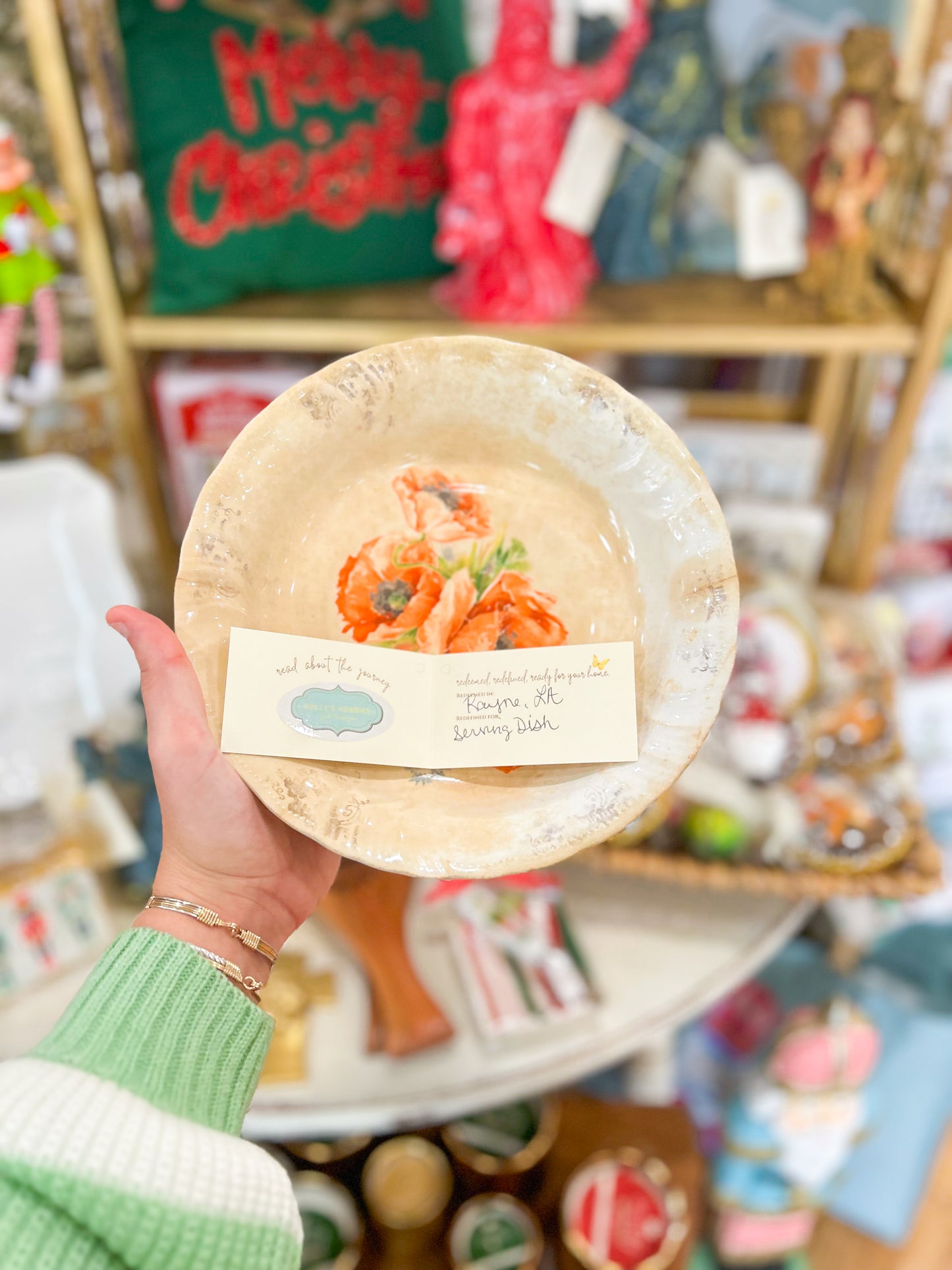 Vintage Harker Poppy Bowl