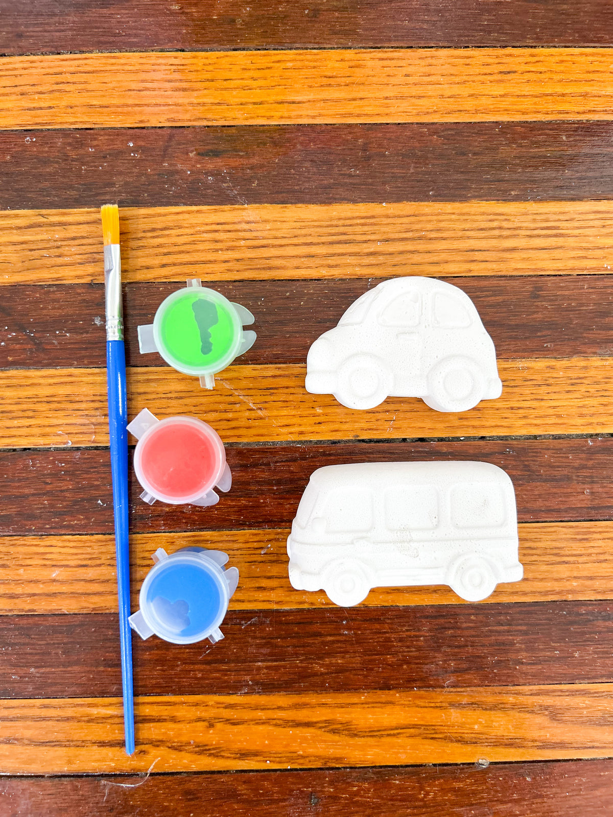 Busy Wheels Paint Your Own Plaster Set