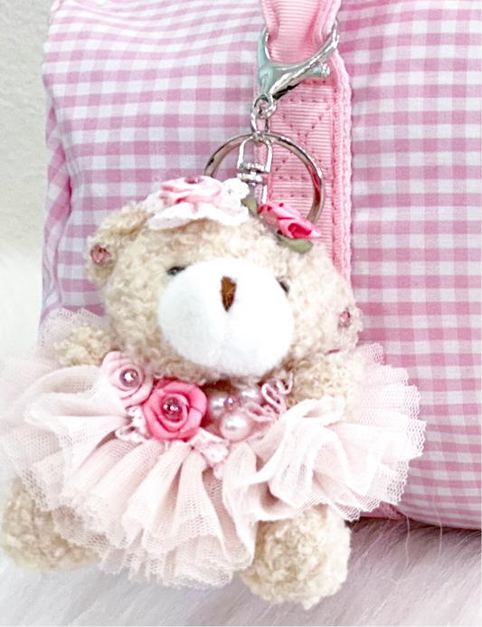 Dancer Bear Keychain