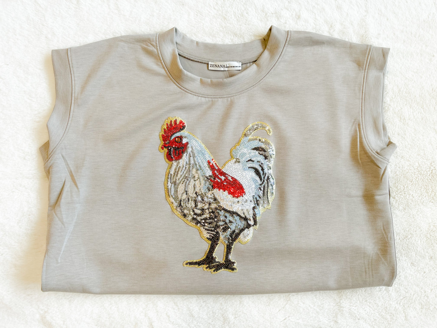 Sample- Mocha Soft Scuba with Chicken on the Run