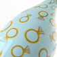 Beau Bottles Blue Engagement Ring- La Marca Edition Champagne Bottle Wrap