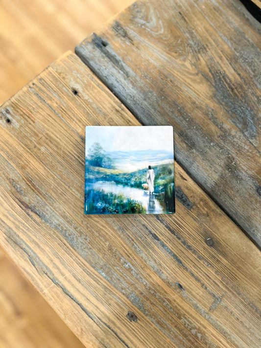 4x4 Holy Savior Vintage Jesus Coaster