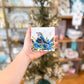 4x4 Sweet Song Floral Birdie Coaster
