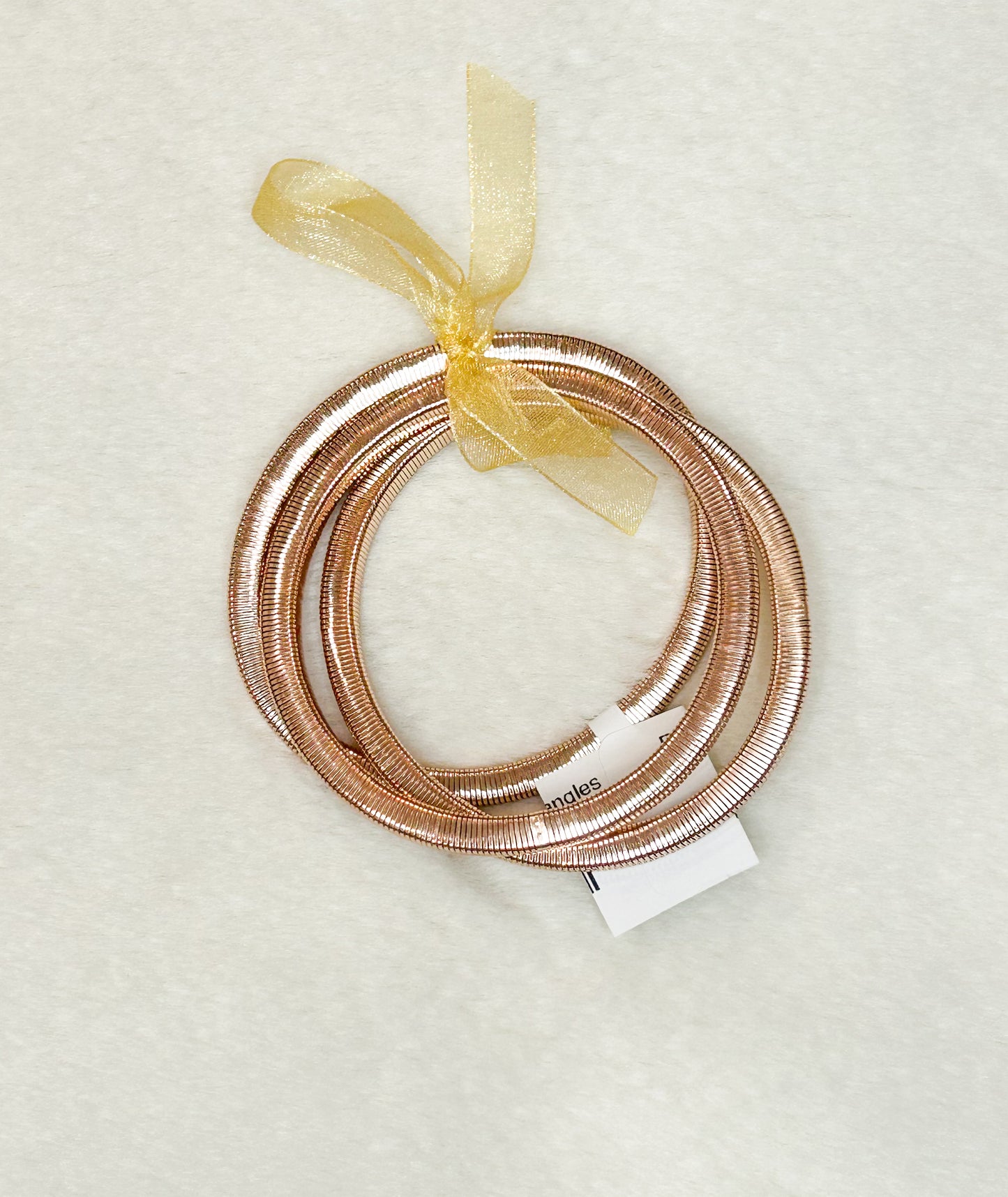 Rose Gold Stretch Bangles
