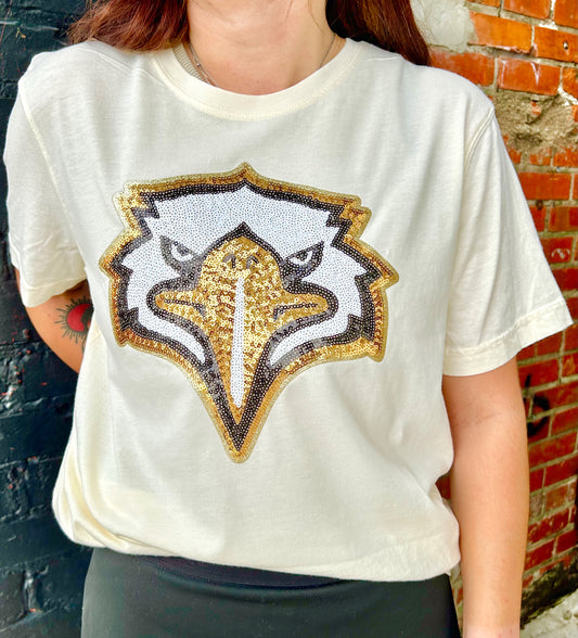 Sequin Eagle Tee