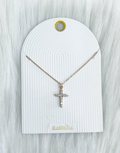 Elizabeth Cross Necklace