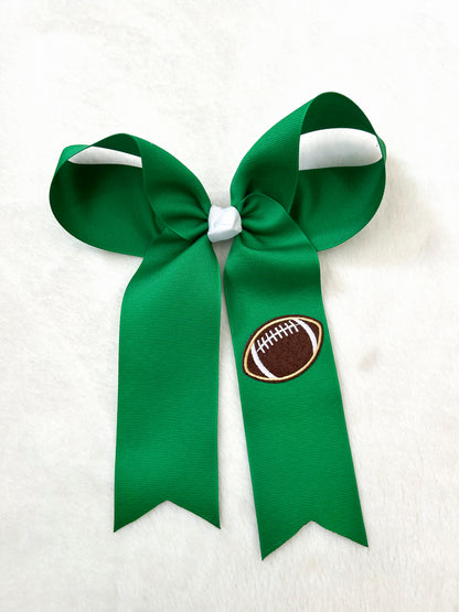 Maria Hanging Bow with Football Patch