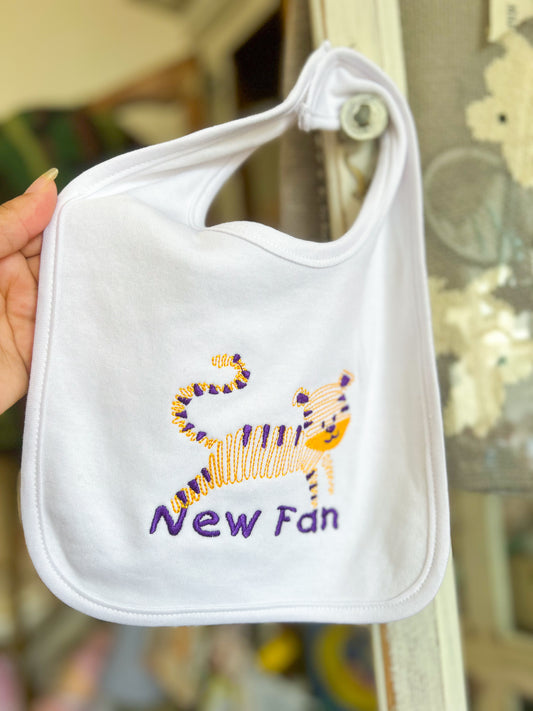 Tiger New Fan Bib