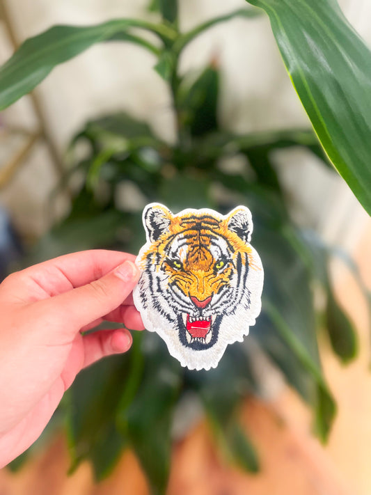Patch- Fierce Tiger Face