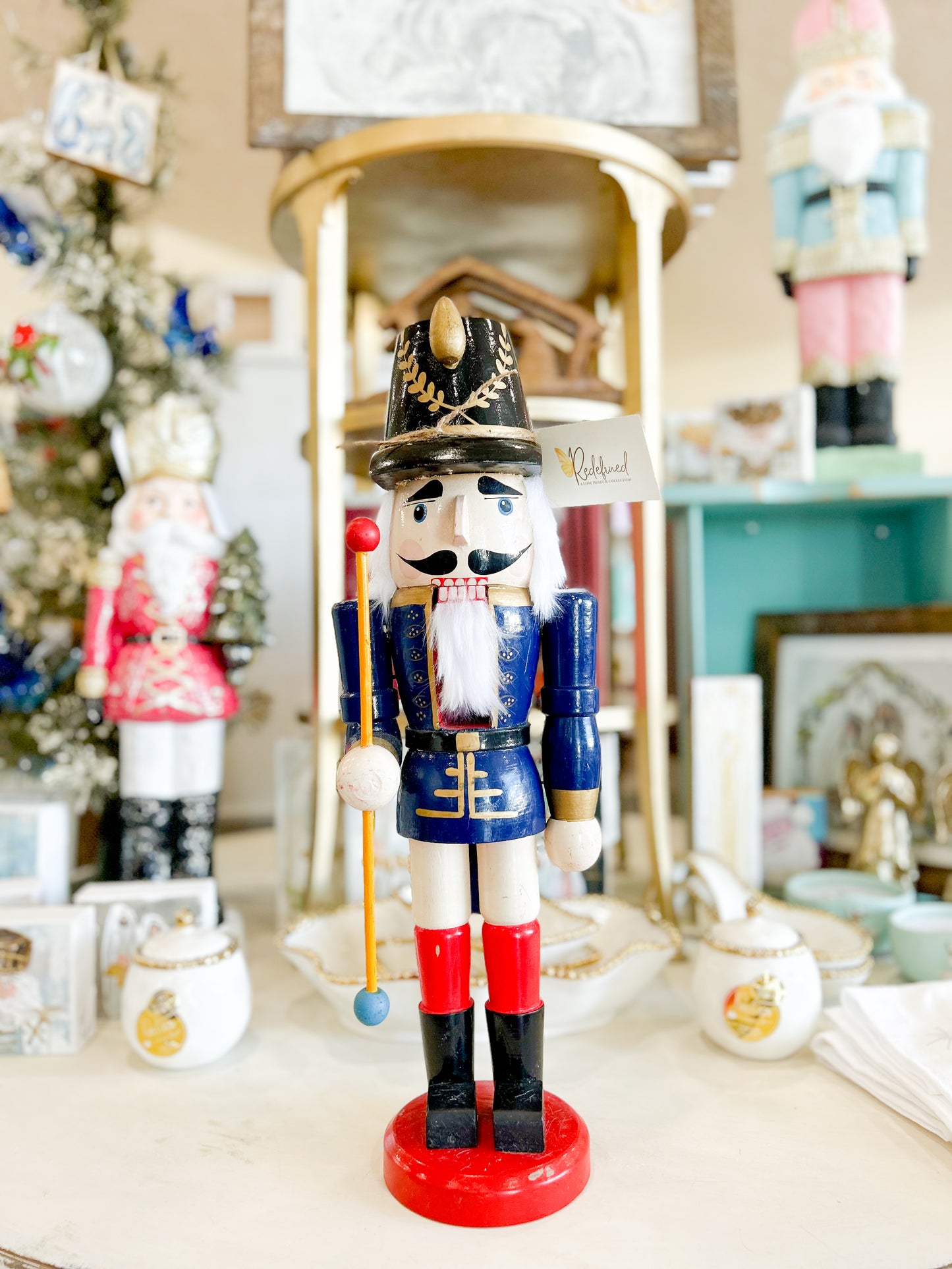 Vintage 19" Nutcracker- Sebastian