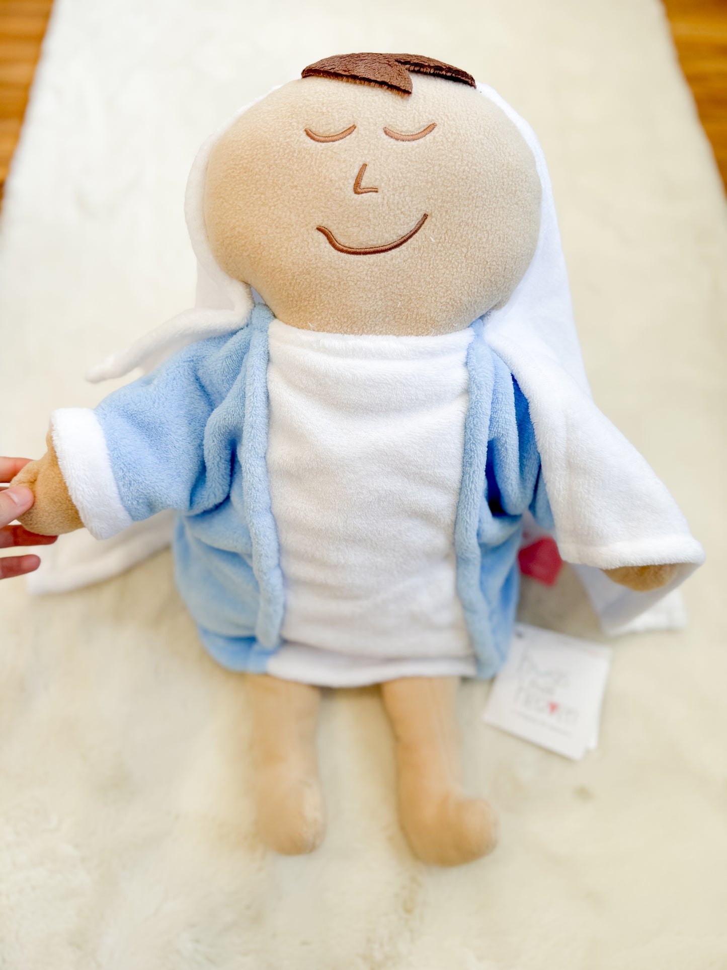 Large- Mother Mary Plush Prayer Pillow Doll
