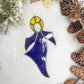 Stained Glass Angel Ornament