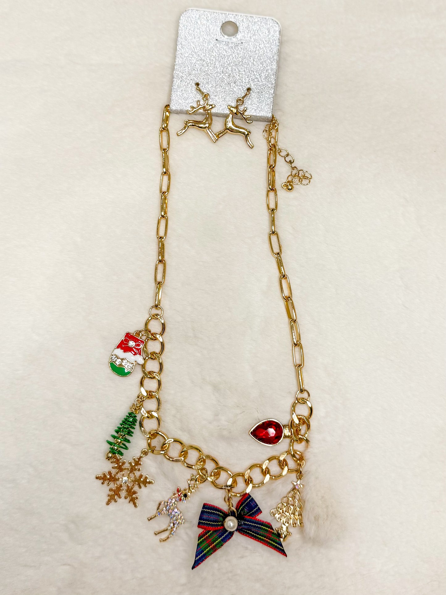 Christmas Joy Charm Necklace