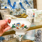 Kalocsa Porcelain Creamer Floral Creamer Dish