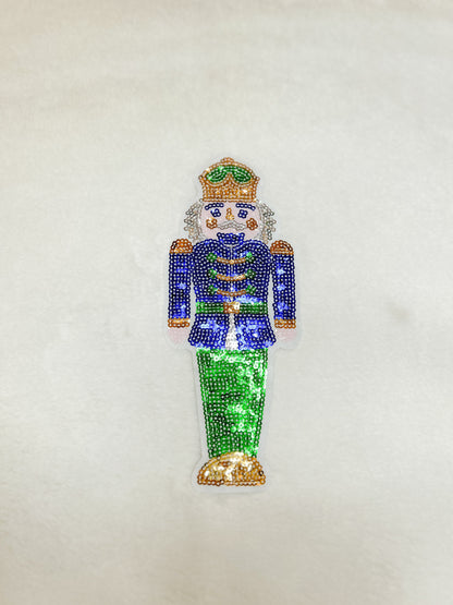 Patch-Small Sequin Nutcracker