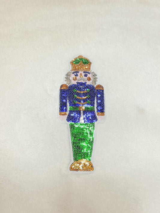 Patch-Small Sequin Nutcracker