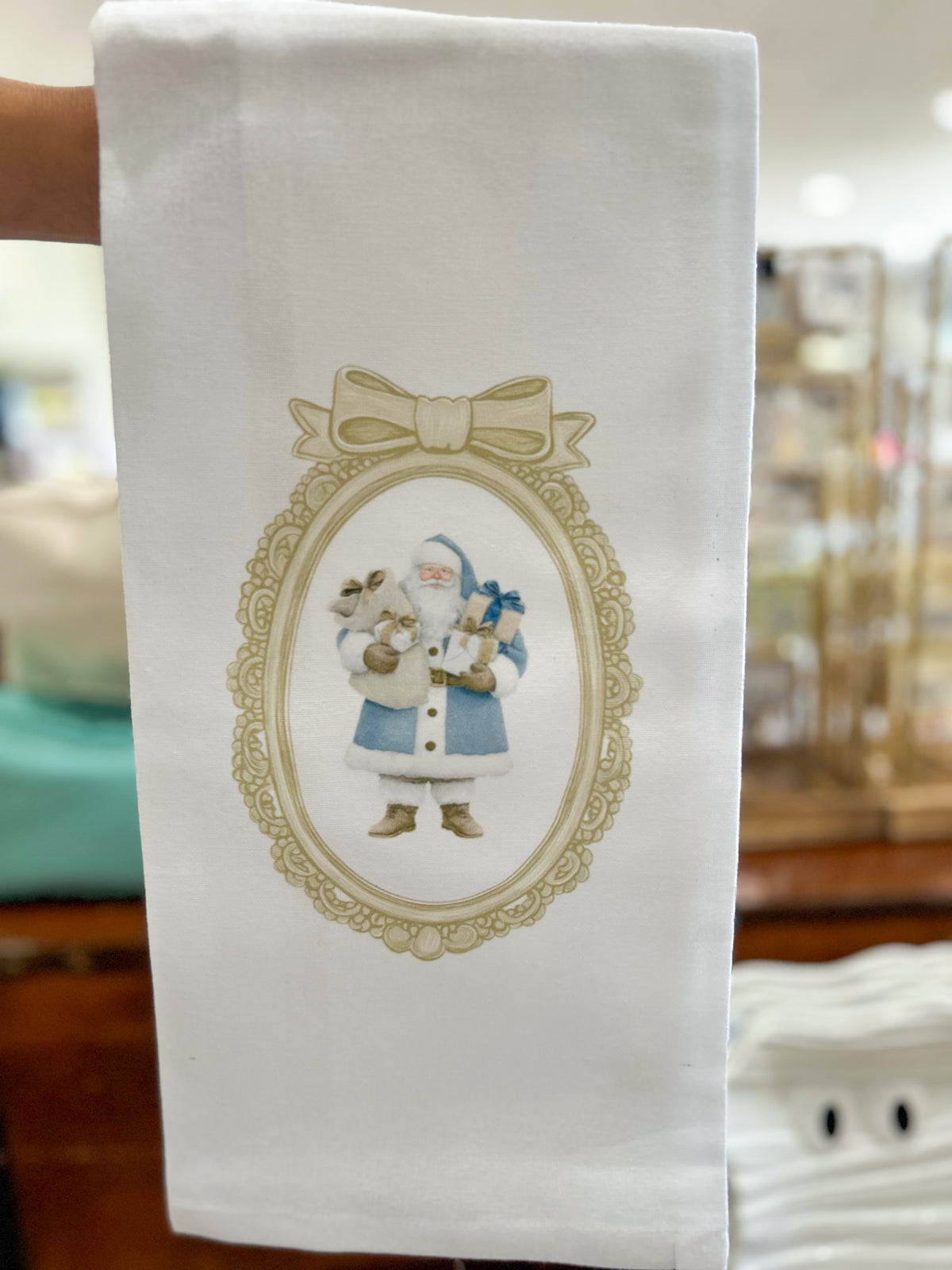 Winter Wonderland Santa Hand Towel