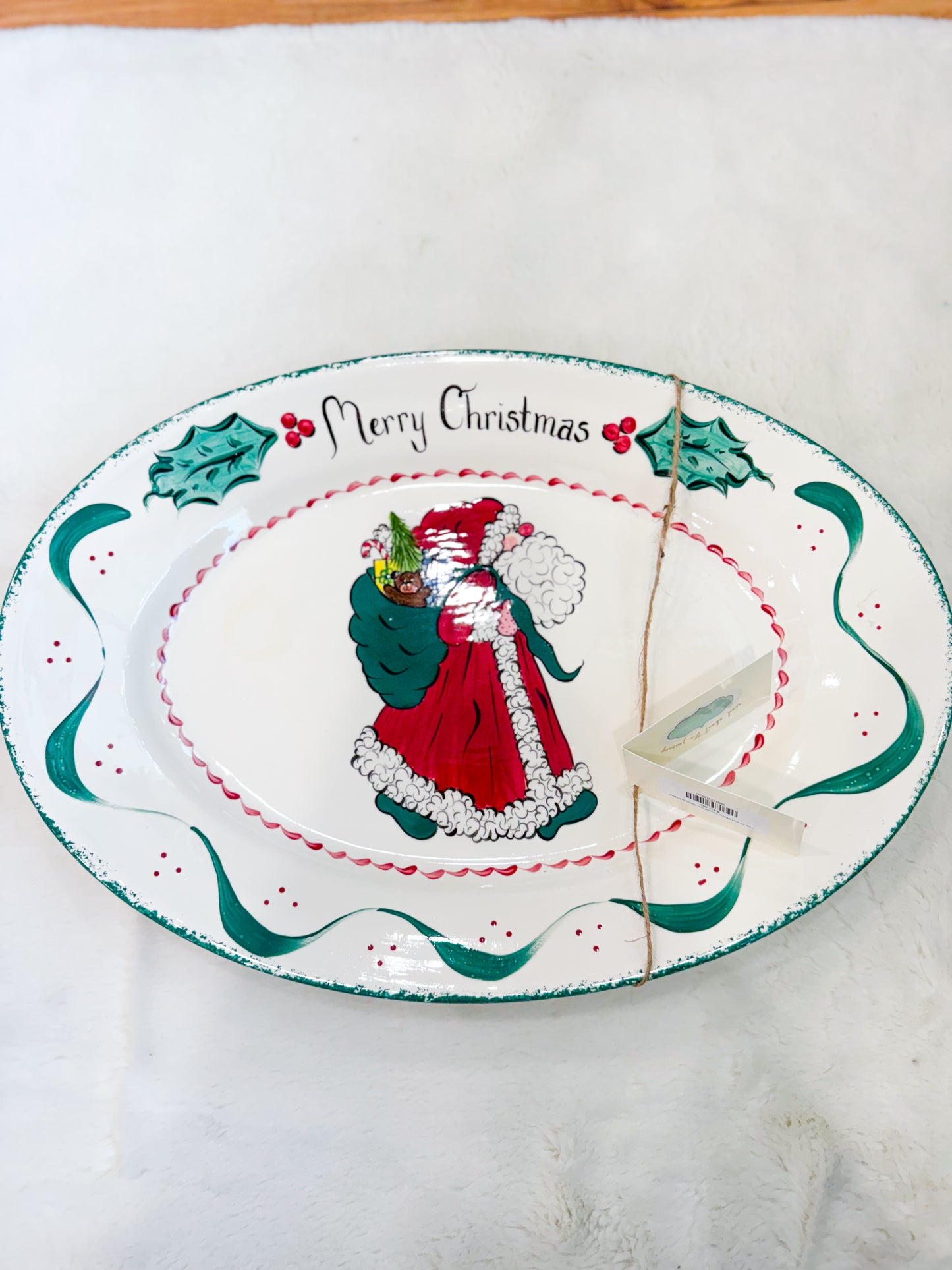 The Grand Merry Christmas Serving Platter