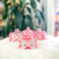Pink Ballet Slippers Bow Bud Vase