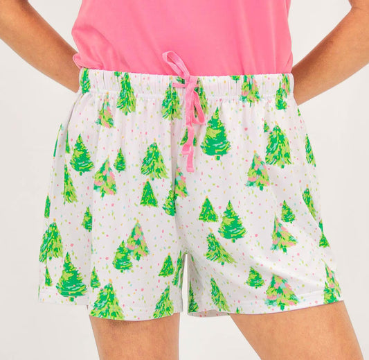 Celebration Tree Sleep Shorts