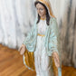 14" Cement Hand Painted Mary Statue