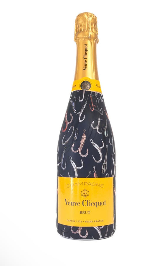 Beau Bottle Fishing Hooks- Made For Veuve Champagne Bottle Wrap
