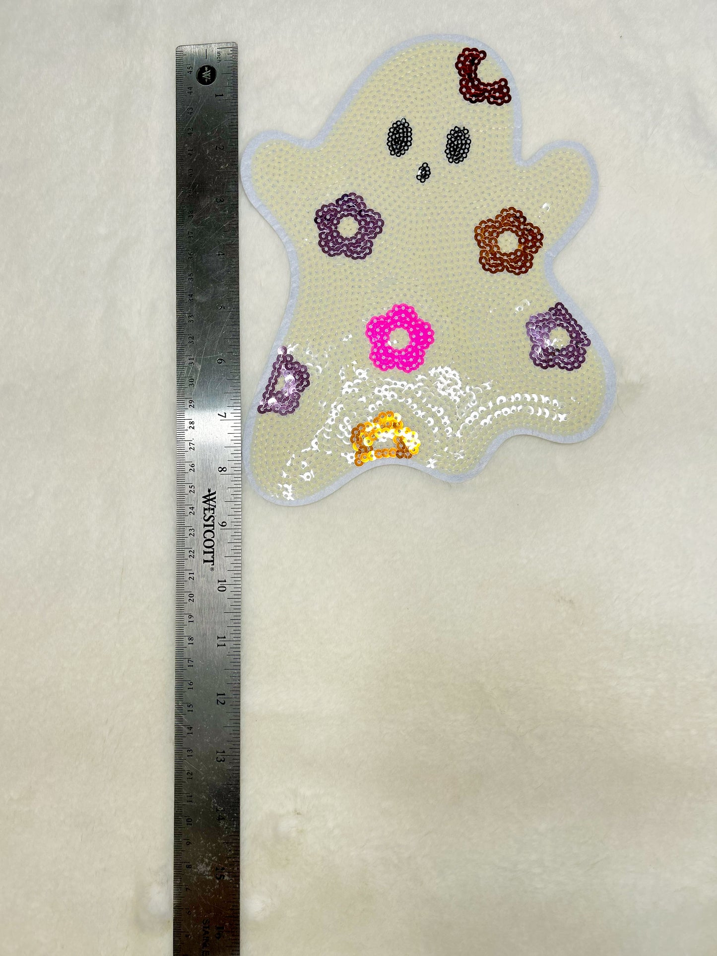 Patch- Large Sequin Ghost