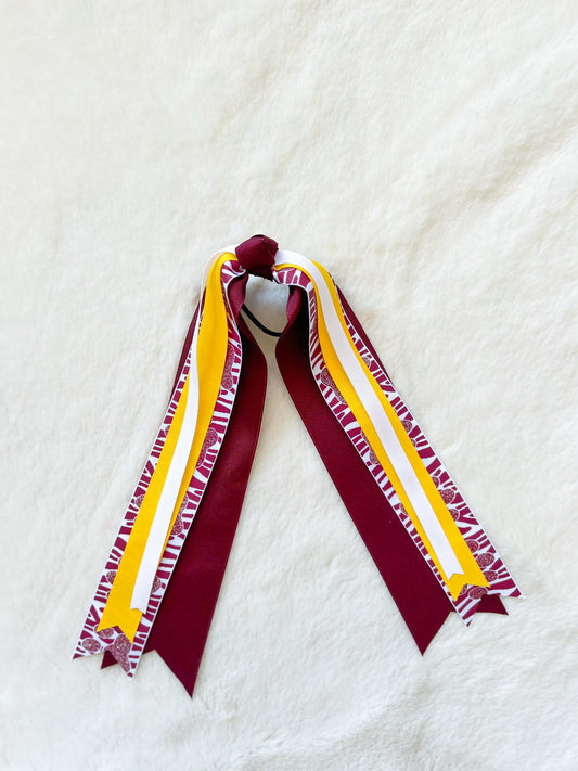 Spirit Spark Maroon/Gold Streamer