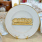 Gold Gather in His Name- Last Supper Ivory Plate