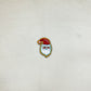 Patch-Mini Santa Face with Blue Beard Outline