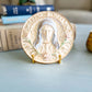 Pink Blooming Grace Mary Plaque