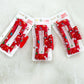 Christmas Hair Clip- Festive Red