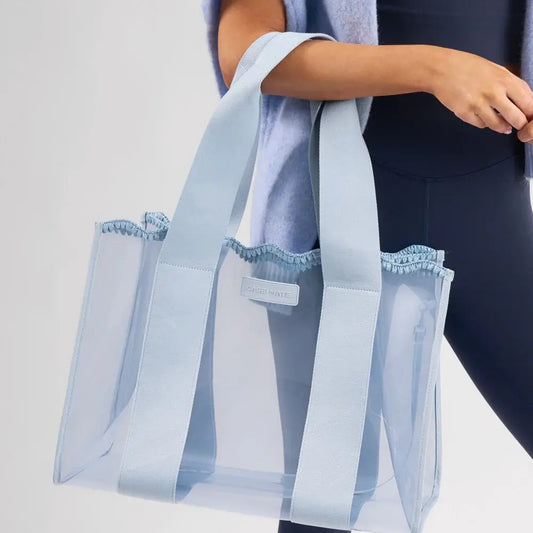 Case-Mate Jelly Tote- Carolina Blue Crochet Wave