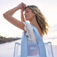Case-Mate Jelly Tote- Carolina Blue Crochet Wave