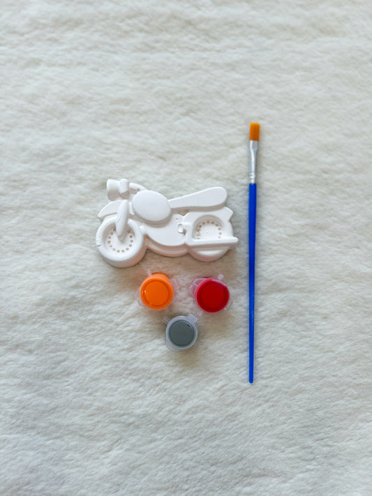 Motorcycle Paint Your Own Plaster Set