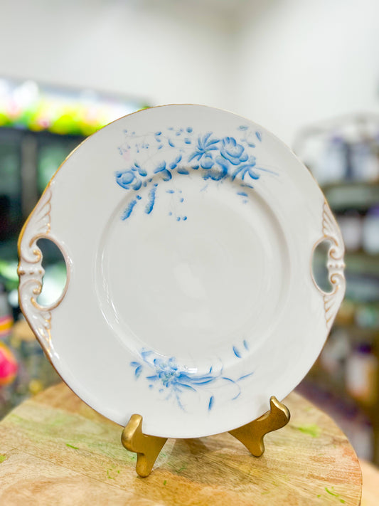 The Blue Porcelain Handle Plate