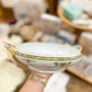 Noritake Adams Pattern Oval Serving Bowl Gold Accents